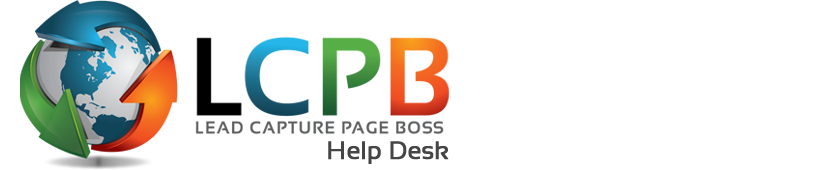 Lead Capture Page Boss Help Desk